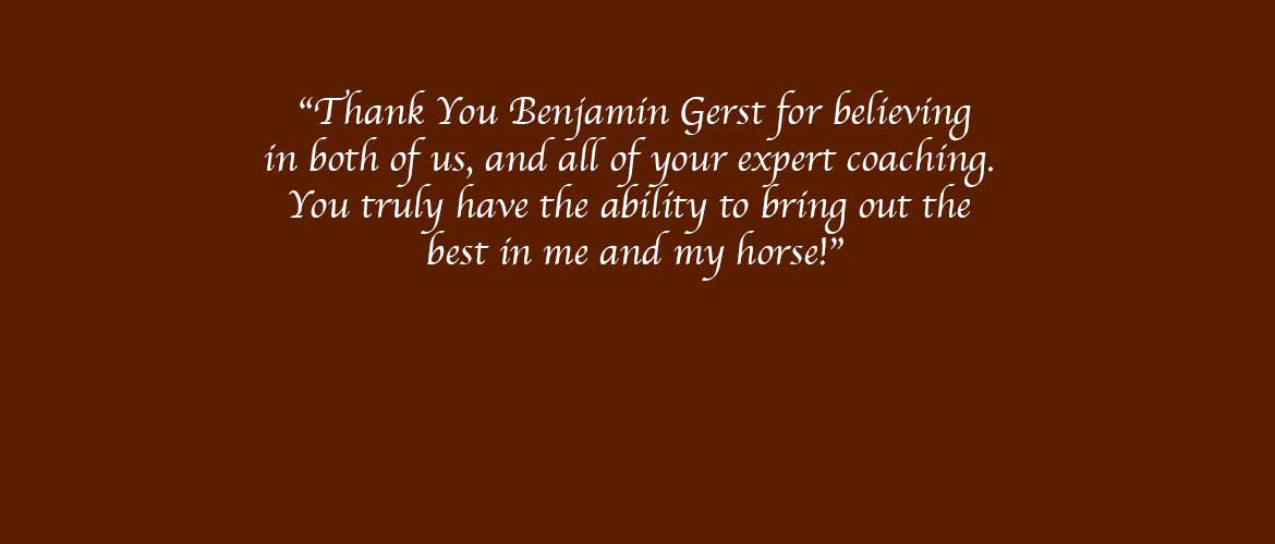 Ben Gerst Non Pro Reining Trainer in Colorado